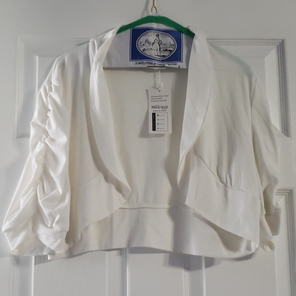 Ivory White Shrug-XXL